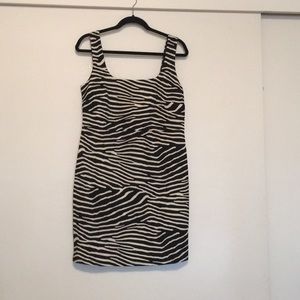 Zebra print dress